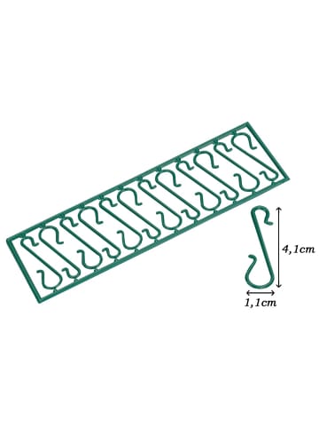 JACK 140x Kugelaufhänger Kunststoff S Haken in Grün