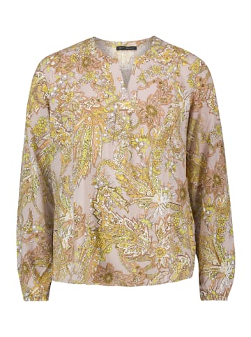 Betty Barclay Schlupfbluse mit Print in Beige/Green