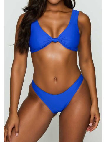 Moda Minx Bikinihose SIMPLE SWIM FIXED BRAZILIAN BIKINI BOTTOM in Azure Blue