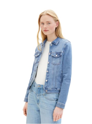 TOM TAILOR Denim Jacke EASY DENIM JACKET in Blau