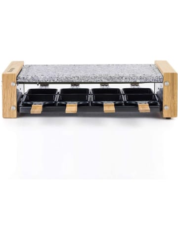 HKoenig Raclette-Grill WOD8 für 8 Personen in Holz-Optik