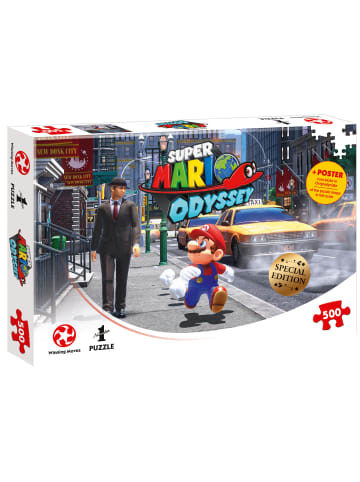 Winning Moves Puzzle Super Mario Odyssey New Donk City 500 Teile 48 x 34 cm in bunt