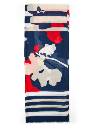 Olsen Schal in marine mehrfarbig - 0001