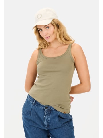 Camel Active Basic Top aus reiner Baumwolle in Grün