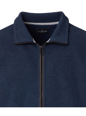 CASAMODA Sweatjacke in Dunkelblau