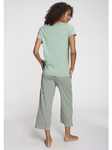 s.Oliver Culotte in grün-weiß-gestreift