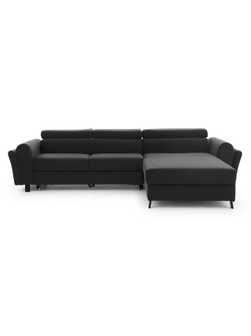 MF Design Mariam Recamiere Rechts in Grau -  (L) 200 x (B) 288 x (H) 92 cm