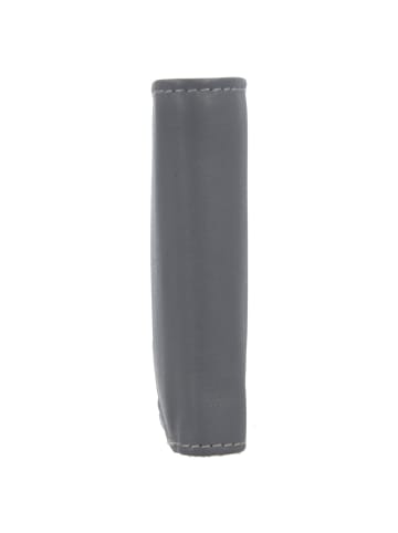 mano Don Leonardo Geldbörse RFID Leder 11,5 cm in grau
