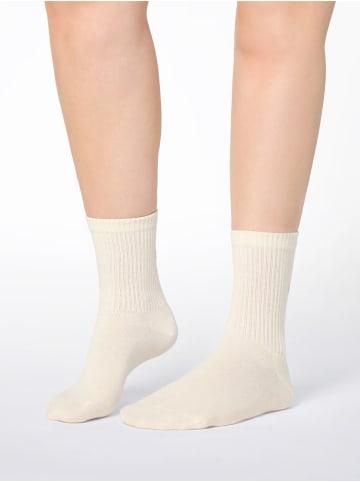 Nur Die  Freizeitsocken Socken Good Vibes Tennissocken in HERZ ROT