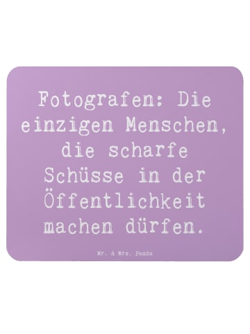 Mr. & Mrs. Panda Mauspad Spruch Fotograf Schüsse mit Spruch in Lavendeltraum