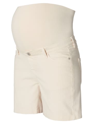 Supermom Umstandsshorts Jeans Hurlock in Bone White