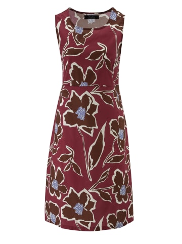 Aniston SELECTED Sommerkleid in bordaux-braun-hellblau-offwhite