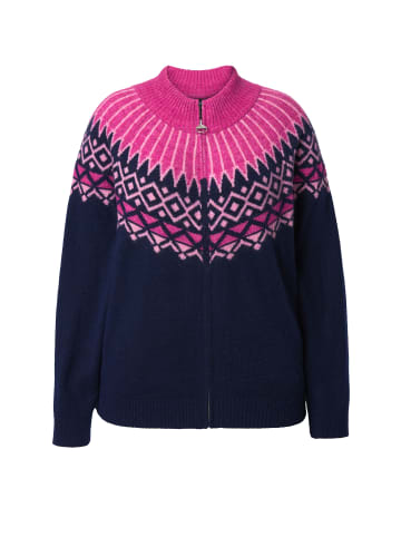 Ulla Popken Strickjacke in tintenblau