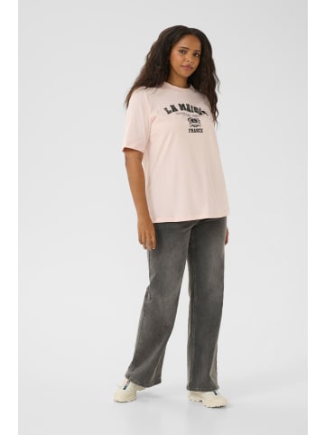 KAFFE curve T-Shirt kurzarm KCtasha Loose fit in Lotus