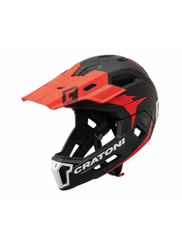 Cratoni MTB Fahrradhelm C-Maniac 2.0MX in schwarz/rot matt