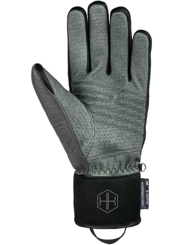 Reusch Fingerhandschuhe Henrik Kristoffersen in 6592 glacier grey/black