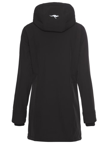 Kangaroos Softshelljacke in schwarz