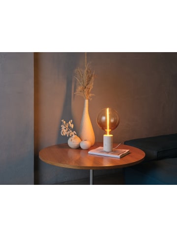 Osram Decor Marble Base Tischleuchte E27 Weiß Marmor