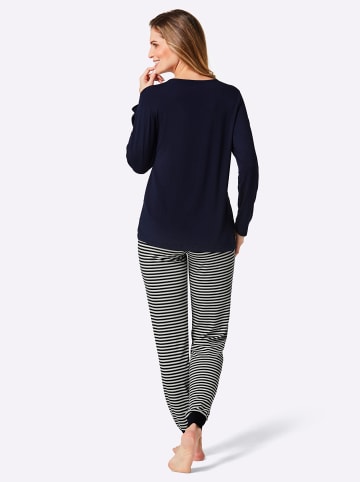 WITT WEIDEN Schlafanzug in marine-ecru