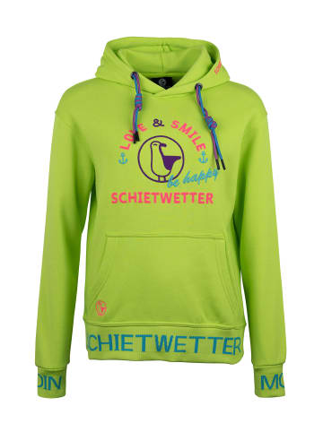 SCHIETWETTER Hoodie "Marie Meersalz" in lime