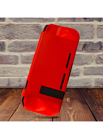COFI 1453 Orzly Schutzhülle aus stoßfestem TPU kompatibel mit Nintendo in Rot