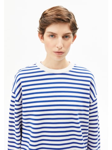 armedangels Sweatshirt Frankaa Maarlen in blau ecru