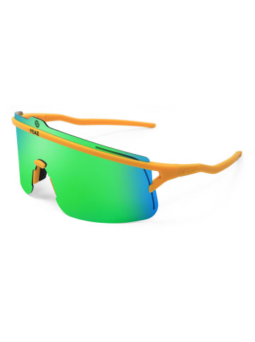 YEAZ SUNSHADE Sport-Sonnenbrille Green/Purple in Gelb / Grün
