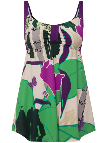 Ulla Popken Badeanzug in creme