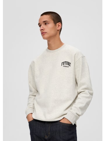 QS Sweatshirt in 01D0_weiß