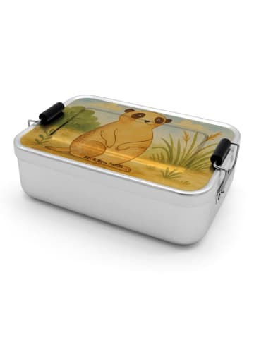 Mr. & Mrs. Panda Lunchbox Erdmännchen Design ohne Spruch in Weiß