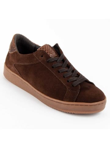 Purapiel Sneakers Weißer Sneaker Weiß in Braun