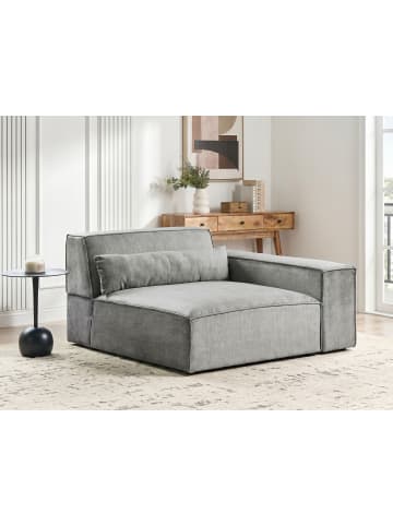 Beliani 2-tlg Sofaelement HELLNAR in Grau linksseitig