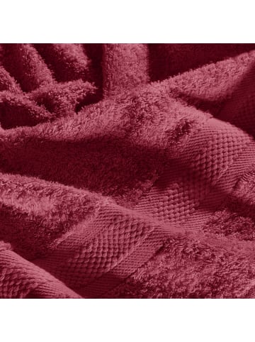 REDBEST Frottier Seiftuch 12er-Pack Chicago in weinrot