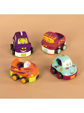 B.toys Spielzeugauto B. Wheeee-ls Aufziehbare Fahrzeuge ab 0 Jahre in Mehrfarbig