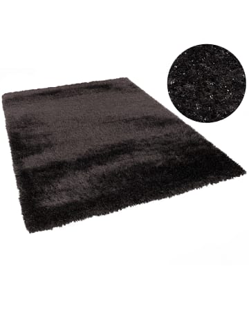 Pergamon Hochflor Langflor Shaggy Teppich Glow in Antraciet