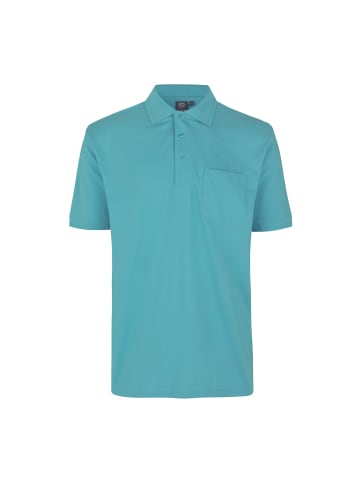 PRO Wear by ID Polo Shirt brusttasche in Alt-Aqua