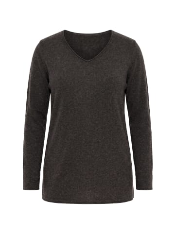 Ulla Popken Pullover in mahagoni