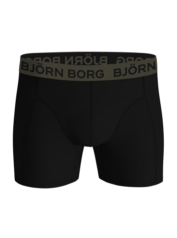 Björn Borg Boxershort 3er Pack in Schwarz/Grün