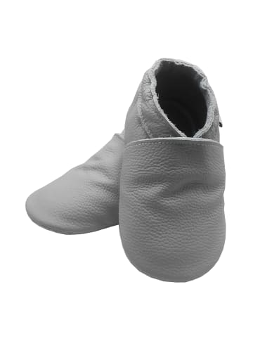 Bemesu Baby Krabbelschuhe aus Leder, weiche Lauflernschuhe mit rutschfester Sohle 