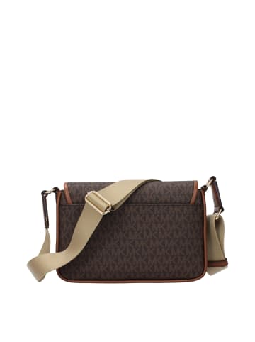 Michael Kors Braun Stoff Umhängetasche