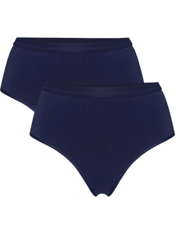 Con-ta Baumwolle, Single-Jersey Formslip 2er-Pack in dunkelblau