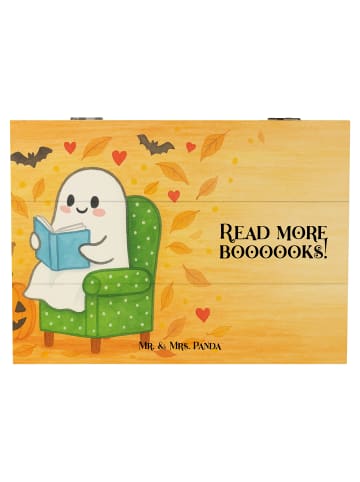 Mr. & Mrs. Panda Box Gespenst Buch Design mit Spruch in Weiß