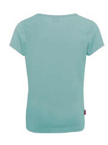 Trollkids Funktionsshirt Logo in glacier green/lemonade
