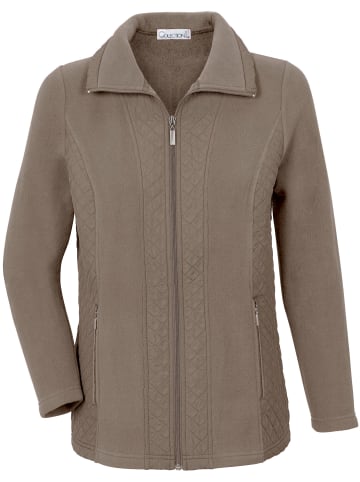 WITT WEIDEN Fleece-Jacke in taupe