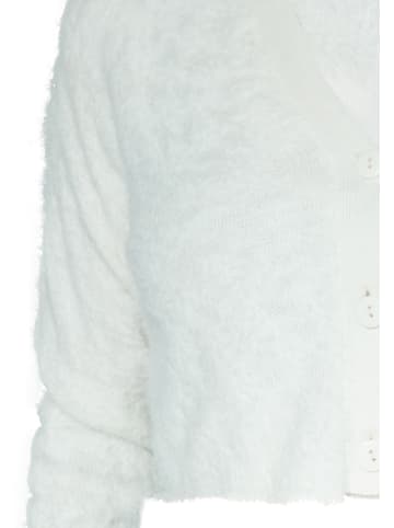Swirly Damen Cardigan in WEISS