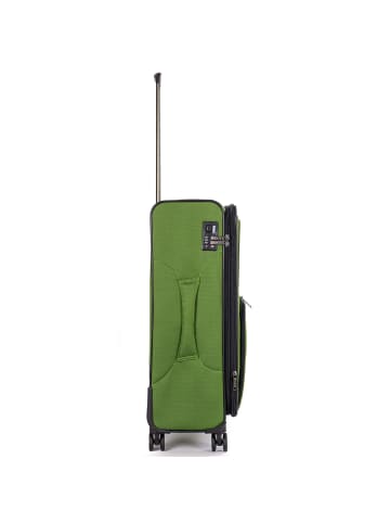 Stratic Bendigo Light Plus 4-Rollen Trolley 72 cm Laptopfach in green