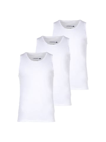 Lacoste Unterhemd 3er Pack in Weiß