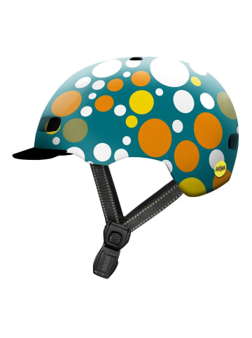 Nutcase Fahrradhelm Street MIPS in grün-orange