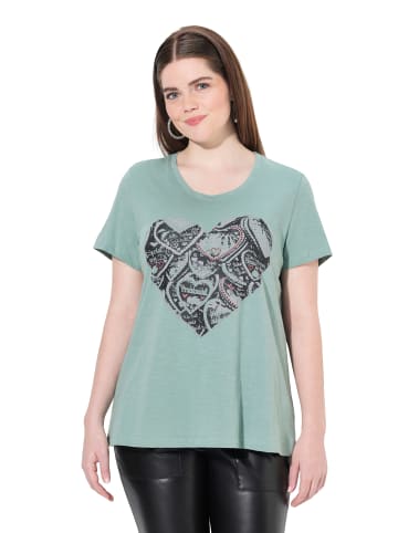 Ulla Popken Shirt in dunkles salbei