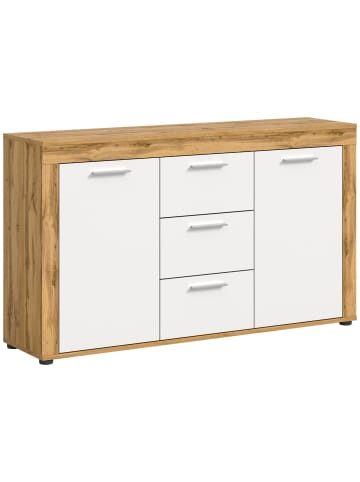 ebuy24 Sideboard Jam Weiß 125 x 35 cm